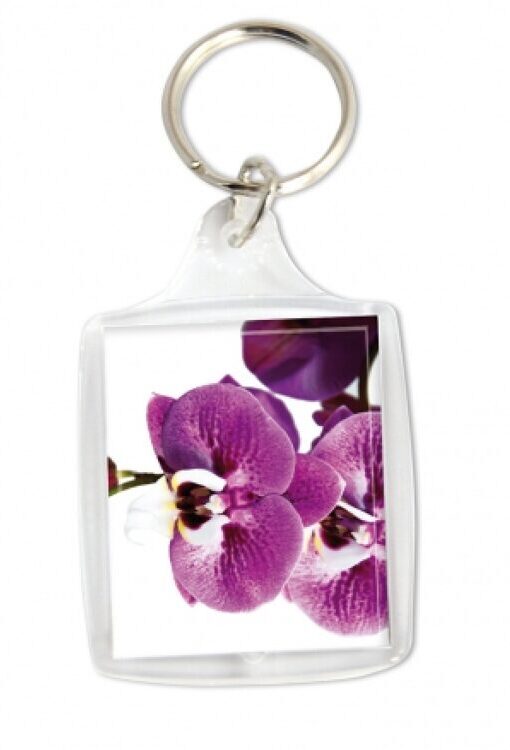 Foto-Schlüsselanhänger "Phalaenopsis lila"
